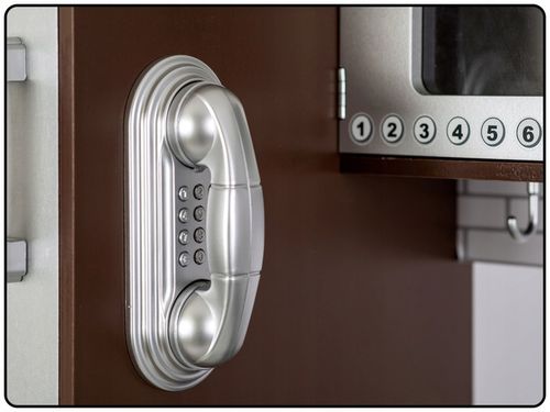 KUCHNIA DREWNIANA DLA DZIECI RETRO KUCHENKA DUŻA ŚWIATŁO LED + TABLICA na Arena.pl