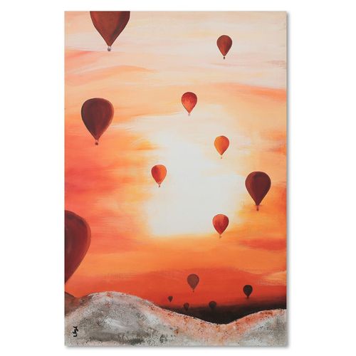 Deco Panel, Balony na tle słońca abstrakcja 60x80 na Arena.pl