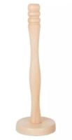 Stojak drewniany na ręcznik papierowy kuchenny 31 x 11 cm naturalne drewno