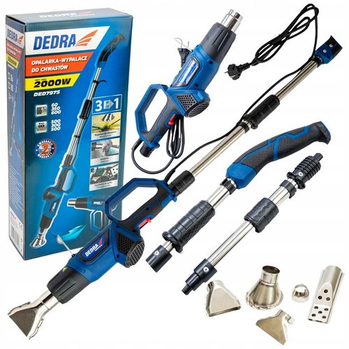 DEDRA OPALARKA PALNIK WYPALARKA DO CHWASTÓW 2000W 3W1 CHWASTOWNIK 3w1 na Arena.pl