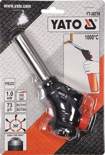 PALNIK GAZOWY YATO Z PIEZO + 4 GAZY KARTUSZ ELICO na Arena.pl