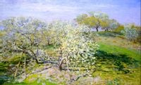 Apple trees in bloom, Claude Monet - plakat 30x20 cm