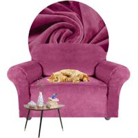 POKROWIEC NA FOTEL KANAPĘ WELUR 90-140 CIEMNY RÓŻ
