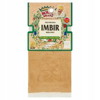 Imbir Mielony, Sterylizowany I Klasa 30 g Intensywny Dobry Rozgrzewający