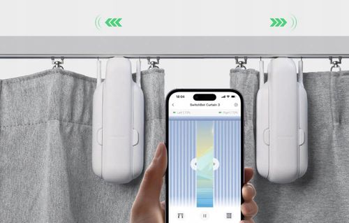 SWITCHBOT INTELIGENTNY SYSTEM DO ZASŁON CURTAIN U RAIL 3 SZYNA U BLUETOOTH na Arena.pl