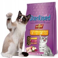 Vitapol Sterilised Sucha Karma Do Kotów Po Sterylizacji Indyk Kurczak 1,8kg
