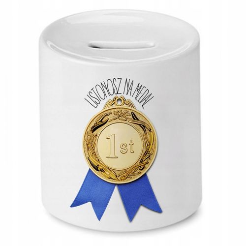 Skarbonka Dla Listonosza Listonosz Na Medal Z Nadrukiem Ze Zdjęciem na Arena.pl