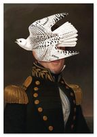 Plakat portret pop art generał 50x70 cm