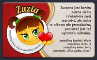 Magnes z imieniem Zuzia