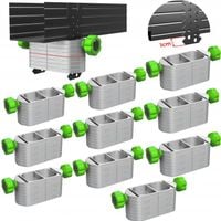 10x Uchwyt poziomowania sufitu podwieszanego PROFIL CD60 ES G-K SHORT