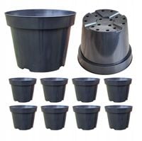 Doniczki produkcyjne RS10 10L 28cm okrągłe x 10szt. - na choinki,