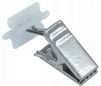 Żabka metalowa żabki ze ślizgiem ślizgi do szyny ALUMINIOWEJ firanek