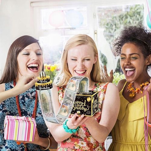 PUDEŁKO URODZINOWE DO WYCIĄGANIA PIENIĘDZY URODZINY PREZENT NIESPODZIANKA na Arena.pl