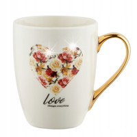 Kubek porcelanowy Florina Mia 340 ml w kwiaty mix wzorów na prezent