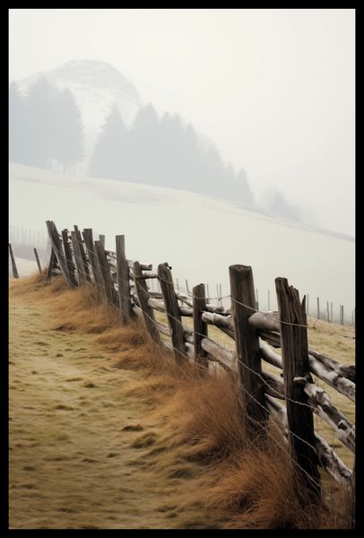 Plakat 40x60cm Spowity Mgłą zdjęcie 2