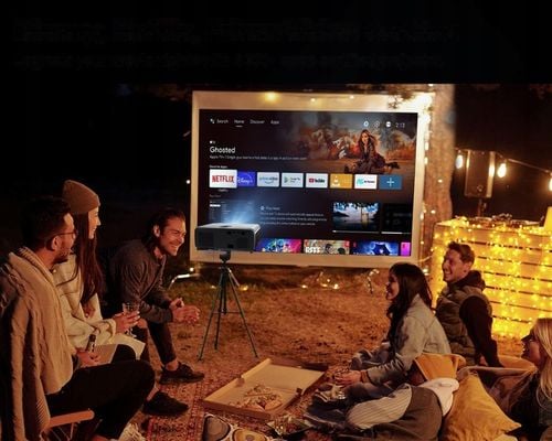 Projektor Rzutnik 30000lm WiFi Android Google TV FULL HD 4K Autofocus na Arena.pl