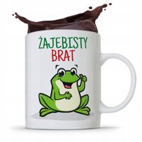 Kubek Prezent Dla Brata Braciszka Żajebisty Brat Z Nadrukiem Ze Zdjęciem