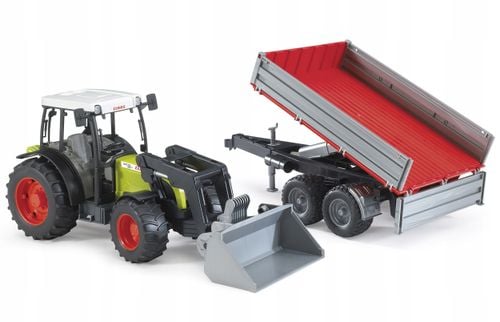 Traktor Claas Nectis 267F z ładowarką i przyczepą na Arena.pl