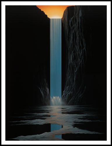 Plakat 75x100cm Wodospad Światła na Arena.pl
