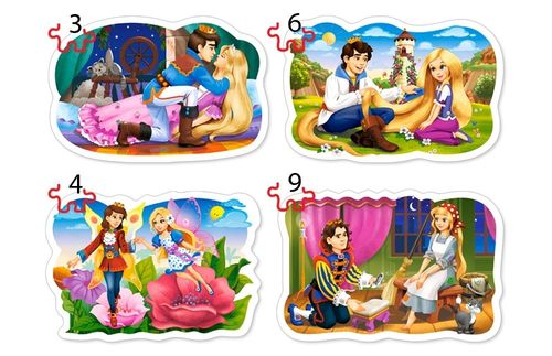 Castor Puzzle 4w1 - Bajki na Arena.pl