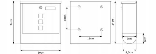 SKRZYNKA POCZTOWA NA LISTY POCZTĘ GAZETY TUBA WIZJER NOWOCZESNA ANTRACYT na Arena.pl