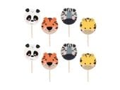 Pikery dekoracyjne, Zwierzątka, 8 cm, 8 szt.