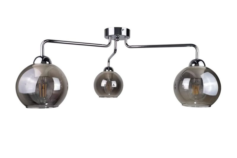 Lampa sufitowa 3xE27 PLUTON SILVER zdjęcie 1
