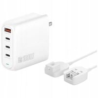 ŁADOWARKA 4SMARTS FLEX PRO 100W 3XUSB-C 1XUSB-A DO URZĄDZEŃ MOBILNYCH BIAŁA