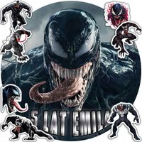 OPŁATEK NA TORT 30CM - VENOM SPIDER MAN + IMIĘ + GRATIS! 24CM 26CM