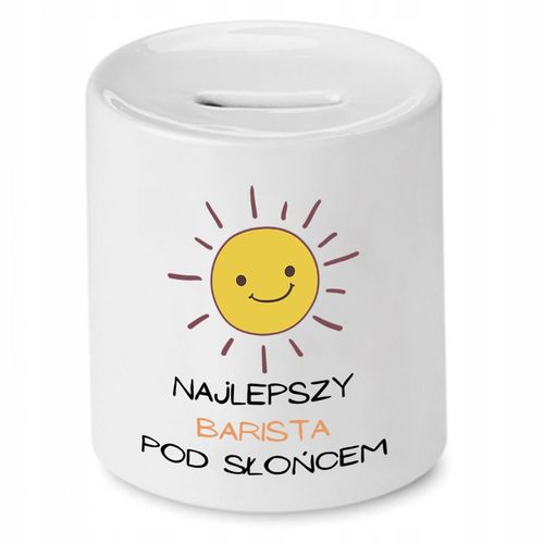 Dla Baristy Prezent Skarbonka Najlepszy Pod Z Nadrukiem Ze Zdjęciem na Arena.pl