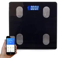 Waga łazienkowa analityczna Verk Group do 180 kg z Bluetooth dla precyzyjnych pomiarów BMI
