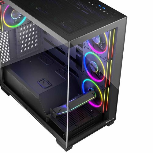 Obudowa MODECOM Volcano Stellar ARGB Midi 8F Black na Arena.pl