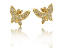 kolczyki motylki z kolekcji classic (p3211au)