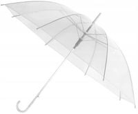 parasolka ŚLUB przezroczysta KOMUNIA transparentna ELASTYCZNE RAMIONA