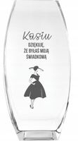Wazon z grawer PREZENT podziękowanie dla świadków
