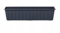 Skrzynka balkonowa AGRO IS600 | Antracyt, Kształt Prostokątny, Wymiary 18x60x14 cm, Kolor Antracyt, Prosperplast