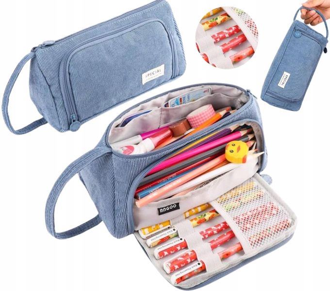 Duży Piórnik 3W1 Rozkładany Kosmetyczka Saszetka zdjęcie 1