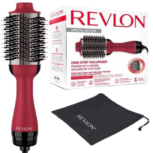SUSZARKA DO WŁOSÓW LOKÓWKA PROSTOWNICA BORDOWA TYTANOWA REVLON na Arena.pl