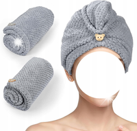 Recznik do włosów z mikrofibry turban chłonny 2szt
