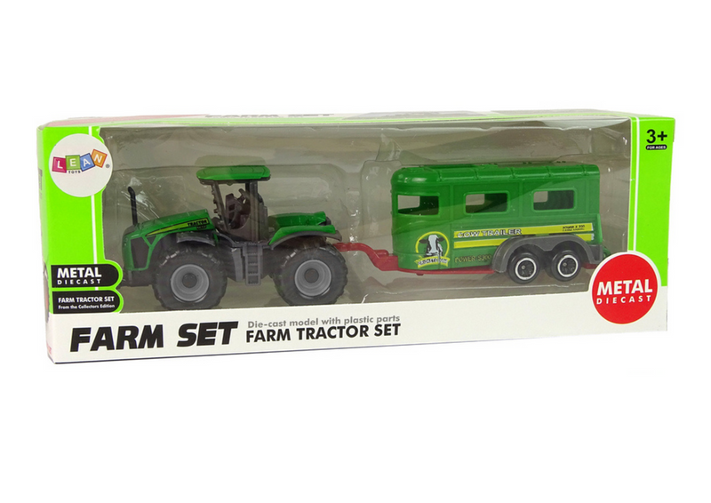 Traktor z Przyczepą Zielony zdjęcie 4