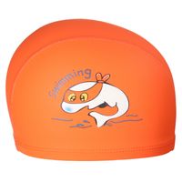 Czepek pływacki dziecięcy materiałowy na basen Aqua-Sport PU Delfin