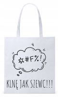 Dla Krawca Krawcowej Torba Eco Biała Shopper Z Nadrukiem Ze Zdjęciem
