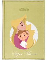 KALENDARZ A5 2026 DZIENNY planer Z NADRUKIEM uv prezent na dzień mamy