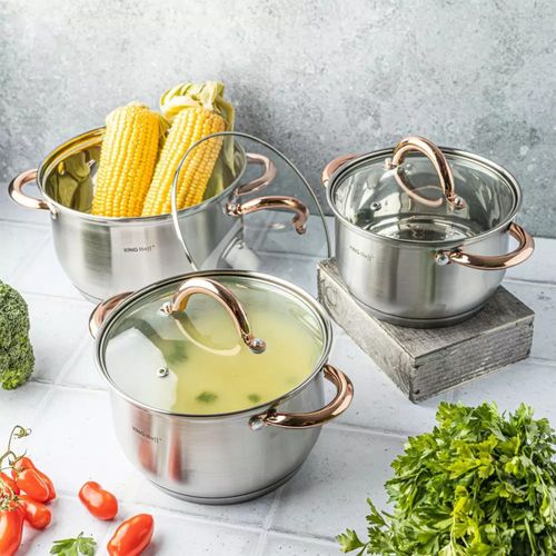 zestaw garnków 6 elementów kinghoff kh-1762 na Arena.pl