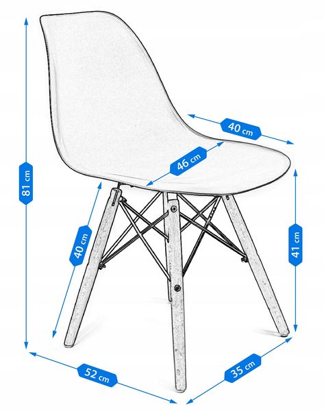 krzesło eva szare (ikeabox) zdjęcie 11