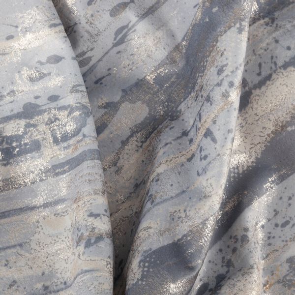 Zasłona gotowa na przelotkach GRACE 140x250 Eurofirany szara zdjęcie 8