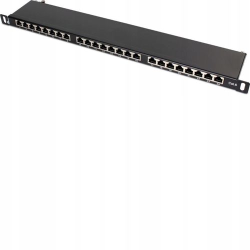 Patch panel FTP CAT.6 24 porty 0.5U PGF-6FTP24-B8 na Arena.pl