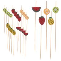 20x Wykałaczki Bambusowe Szpikulce Pikery do Przekąsek Koreczków 12 cm