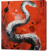 Obraz 90x100cm Smoczy Oddech Węża