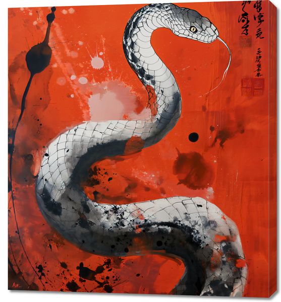 Obraz 90x100cm Smoczy Oddech Węża zdjęcie 1